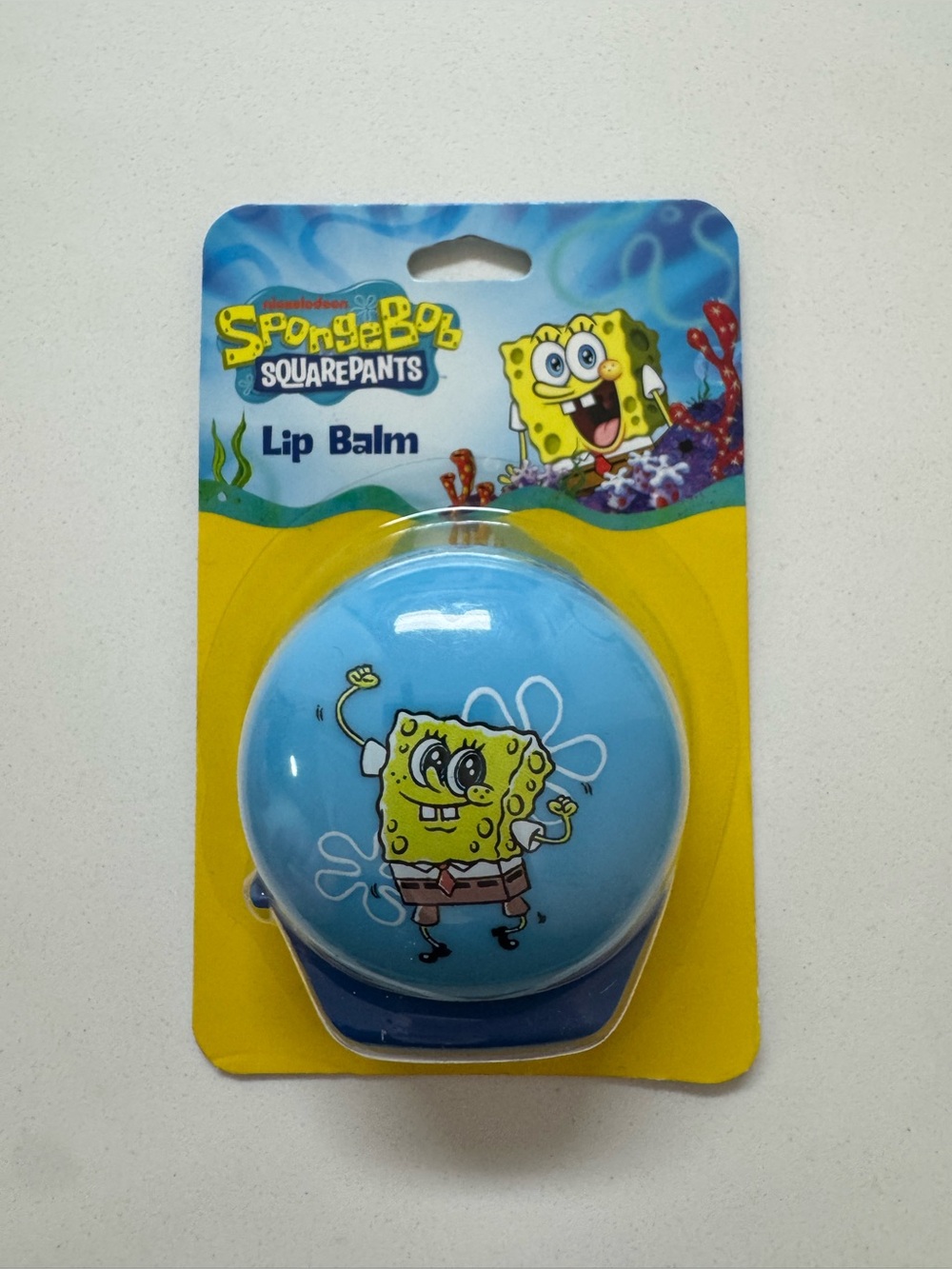 SpongeBob SquarePants Blue Compact Lip Balm Pod